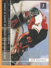 Roman Cechmanek 2001-02 BAP Memorabilia/He Shoots He Scores Redemption Card