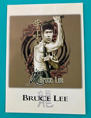 Bruce Lee Card Tao Of Jeet Kune Do Very Rare Vintage