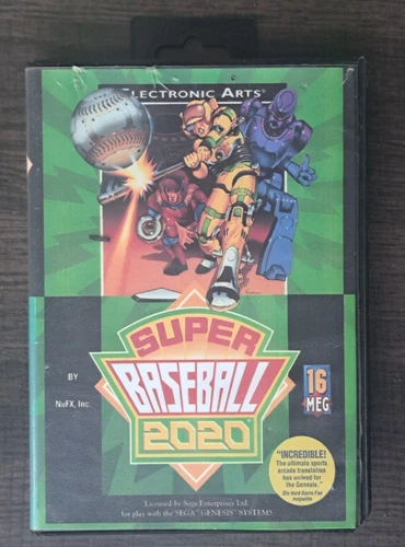 Super Baseball 2020 (Sega Genesis) 1994 ''Read Description''
