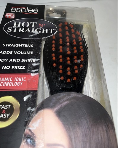 Cepillo de peinado recto Esplee Hot N tecnología iónica de cerámica - negro - Imagen 2 de 6