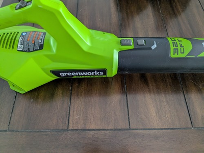 #ad Greenworks 24V Cordless Blower BLG306 Tool Only $39.99