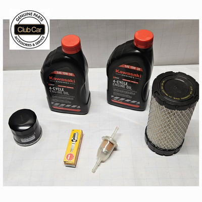 #ad #ad OEM Club Car Precedent Tune Up Kit. Oil Gas Air Filter Spark Plug Kawasaki Oil $79.99