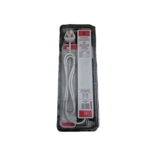 Masterplug Six Socket Power Surge Protected Extension Lead, 2 Metres, White - 第 2/4 張圖片