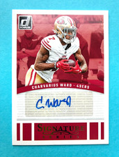 Charvarius Ward  2024 Panini Donruss Signature Series Auto #SSE-CWA 49'rs