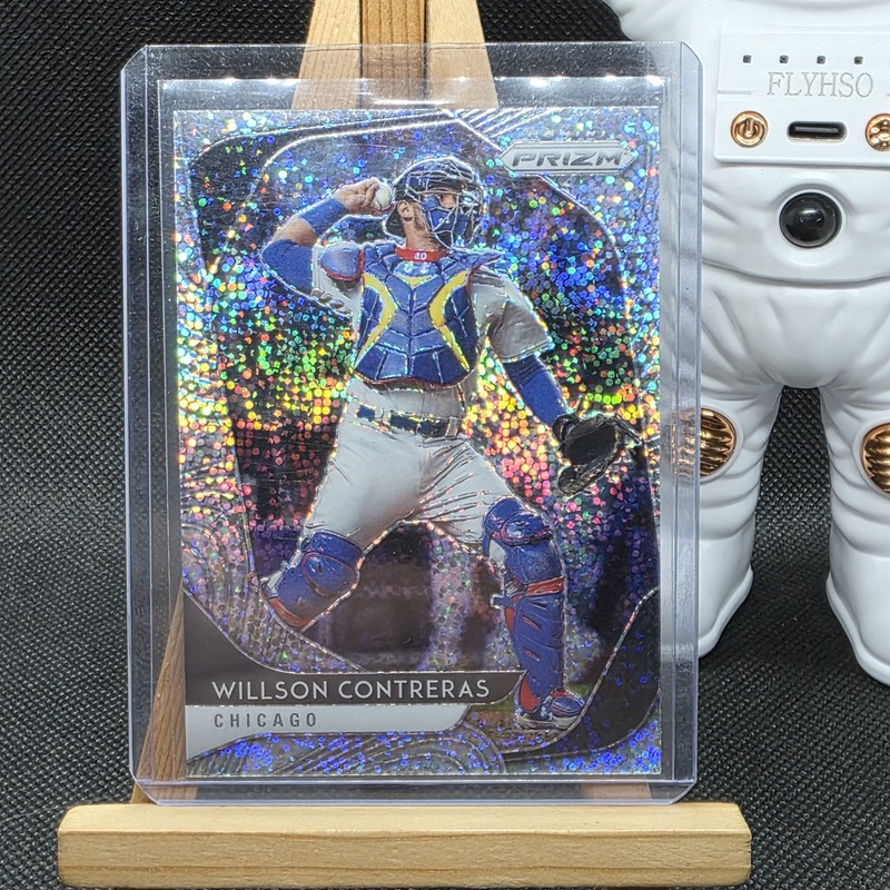2020 Panini Prizm White Sparkle Prizm Willson Contreras #238 SP