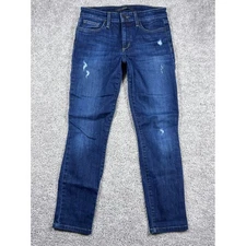 JOE'S Jeans The Gia Ankle Skinny Distressed Dark Wash Denim Womens Size 26