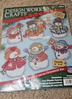 Design Works Crafts Welcome Winter Cross Stitch Ornament Kit, 4"