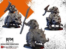 Orc Boar Riders Squad by Ghamak | Fantasy Orks