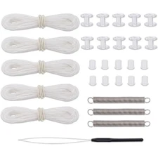 RV Pleated Shade Repair Kit Window Shade Restringing Replacement Set Day Night