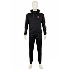 Men  s Polyester Tracksuit Set 2 Piece Jogging Suit Gym Sports Running Activewear