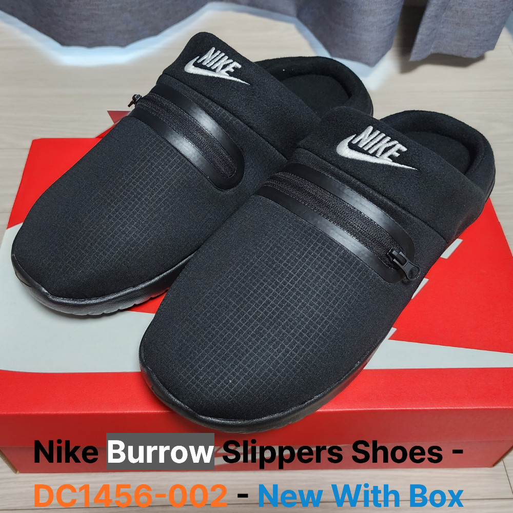 Black Slides Dc1456-002 New With Box Comfort Shoes