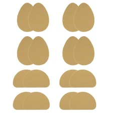 16Pcs 4 Pairs Non-Skid Shoe Pads No Slip Shoe Bottom Grip Stickers Sole Khaki