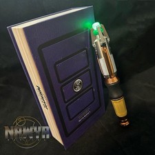 Doctor Who 11th Metal Sonic Screwdriver LED Colorful Light Cosplay Replica Prop