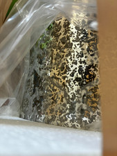 Pier 1 Imports Mercury Scroll Pendant Lamp Hanging Ceiling Light Glass Mirror