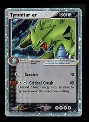 Tyranitar ex 17/17 POP Series 1 Holo Rare