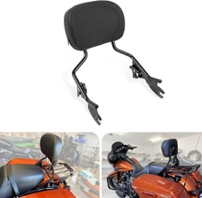 Passenger Rear Seat Back Pad Cushion Freely Removable for Touring 2009-2022