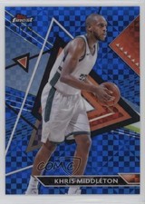 2023 Topps Finest Uncommon Blue Checkerboard Refractor /75 Khris Middleton 1f7d