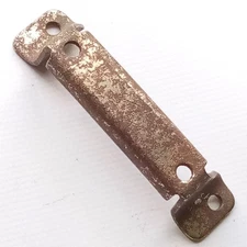 WFL Diamond Zephyr Butt Plate Nickel Vintage 40s Snare Drum Part Chicago Ludwig