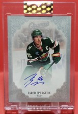 🌟 2023-24 UPPER DECK CLEAR CUT CHAMPS AUTO JARED SPURGEON #C-JS MINNESOTA 🌟