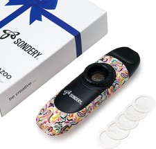 Sondery Professional Kazoo Wind Instrument with 5 Membranes, Lanyard and SK1