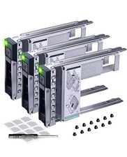 DRIVECADDY 3-Pack - 3.5" Hard Drive Caddy with 2.5" to 3.5" HDD Adapter -...