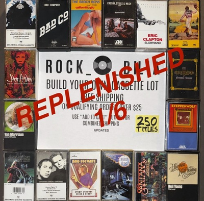 #ad $1 amp; UP 60s 70s ROCK PSYCH BUY $25 GET FREE SHIP BUILD YOUR CASSETTE TAPE LOT $15.00