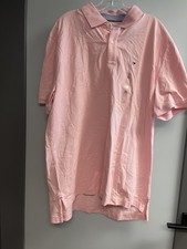 NWT Tommy Hilfiger Pink Cotton Pique Short Sleeve Polo Shirt Size XL