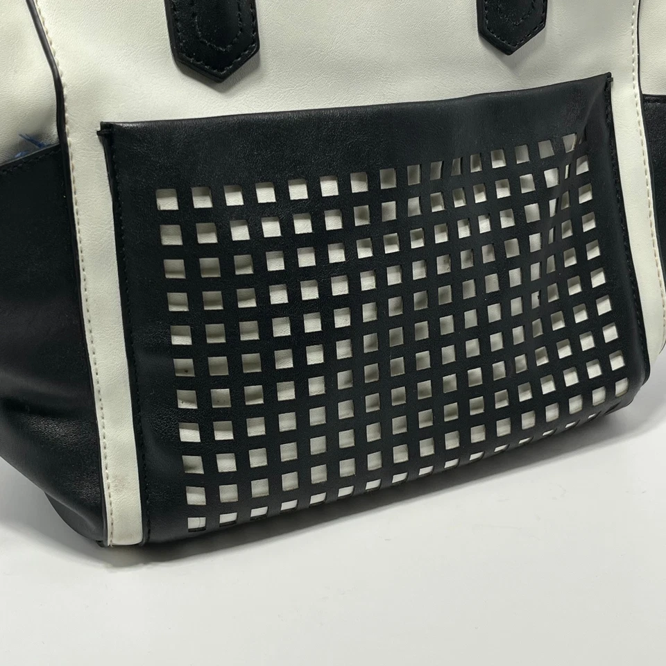 Bolsa de couro REED Krakoff Atlantique perfurada em dois tons - Imagem 2 de 4