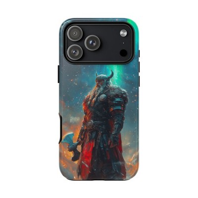 Phone Ink - iPhone/Galaxy/Pixel - Tough Case - Viking Warrior Cosmos