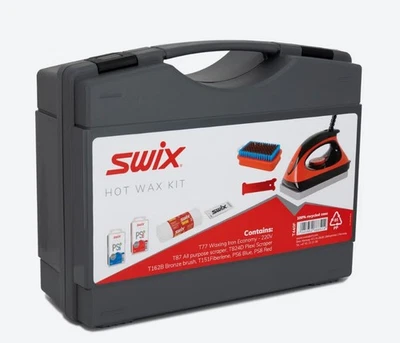 Swix Base Hot Wax Kit – Heißwachs-Set für Ski & Snowboard schwarz