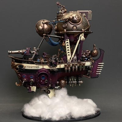 Warhammer Arkanaut Ironclad – Figurine Peinte Sur Commande, Prête à Jouer