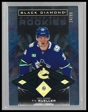 2025-26 Upper Deck Black Diamond #BDR-TM Ty Mueller Diamond Relic Rookies #/99