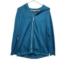 Eddie Bauer Turquoise Full Zip Hoodie