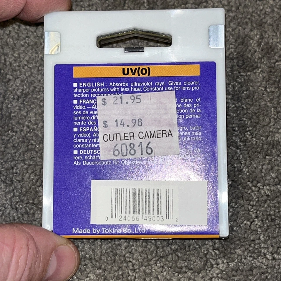 HOYA 49mm UV (0)  BOTH SIDES COATED Pitch: 0.75 Lens Protection - Image 4 of 4