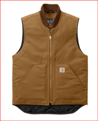 New CT106676 Carhartt  Duck Vest in Package Brown XXL