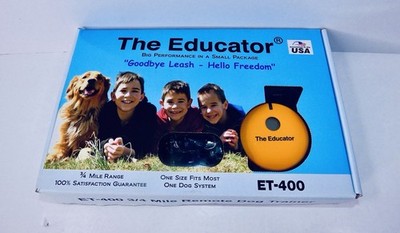 The Educator E-Collar ET-400 Remote Dog Training 3/4 Mile Range Complete new