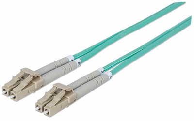 Fiber Optic Patch Cable Multi- Mode Lc/Lc 50/125 Om3 1M Aqua NEU