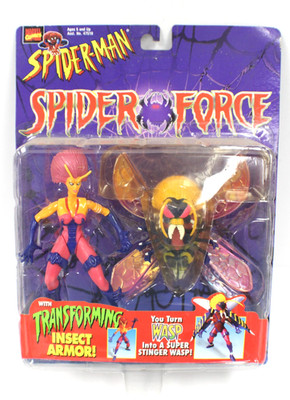 Spider-Man - The Wasp Action Figure 1997 Toy Biz Marvel Universe Spider Force