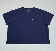 FIGS Catarina One-Pocket Scrub Top Womens Size XXL Navy Blue