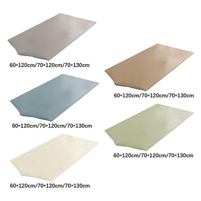 Tischdecke aus PU-Leder, rechteckig, dekorative Tischdecke mit elastischem Rand