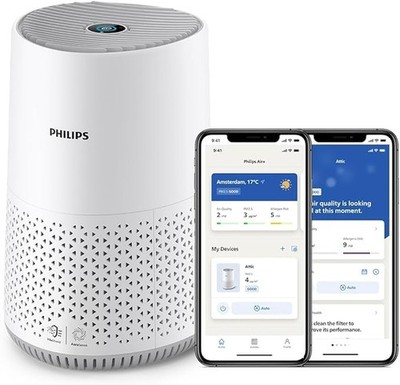Philips Luftreiniger 600 Series, energieeffizient mit Smart Sensor, für Allergiker