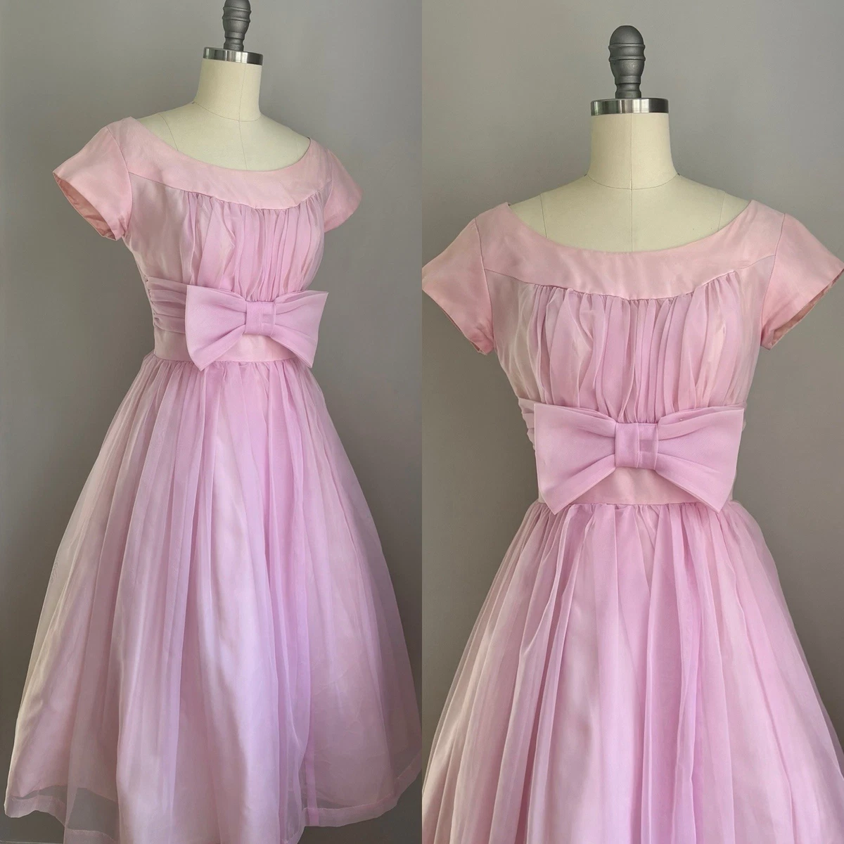 Chiffon 1950s Vintage Dresses for Women for sale | eBay