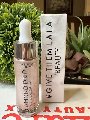 Give Them Lala Beauty - Diamond Drip Liquid Highlighter Shade ICED. 15 Ml.