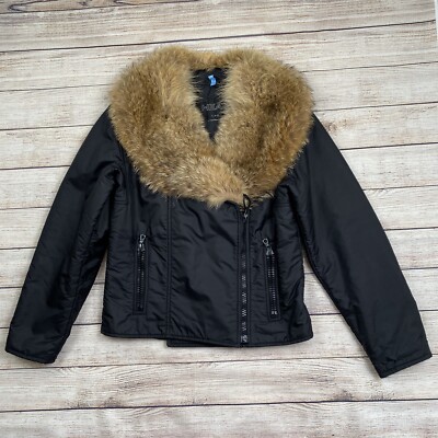 ski jacket with fur collar