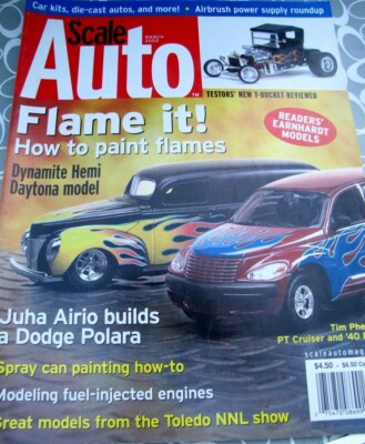 Scale Auto Enthusiast March 2002 Flame It!  How to Paint Flames