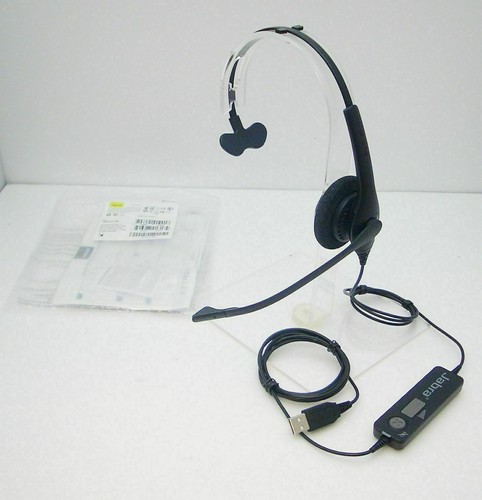 Jabra BiZ 1500 Mono USB Corded Noise Canceling HD Voice PC Headset NEW 1553-0159 - Photo 1/1