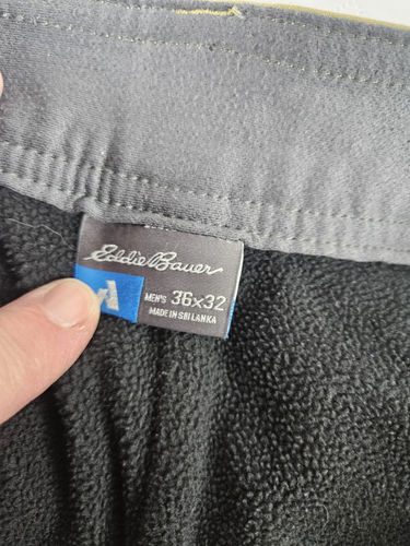 Eddie Bauer Pants Mens 32x32 Brown First Ascent Stretch Hiking Camping Cargo - Picture 10 of 15