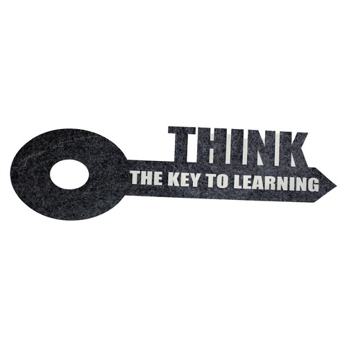 Design With Vinyl US V JER 3445 Key To Learning Wall Decal 16" X 40" Inch
