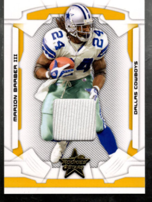 A8509- 2008 Leaf Rookies and Stars Materialien Gold #28 Marion Friseur Trikot