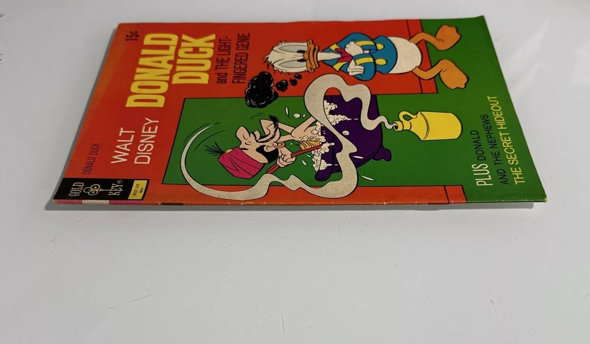 Walt Disney's Donald Duck And The Light Minded Genie 143 1973 Gold